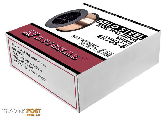 0.8mm 5kg ER70S-6 Mild Steel MIG Welding Wire MW70S608200