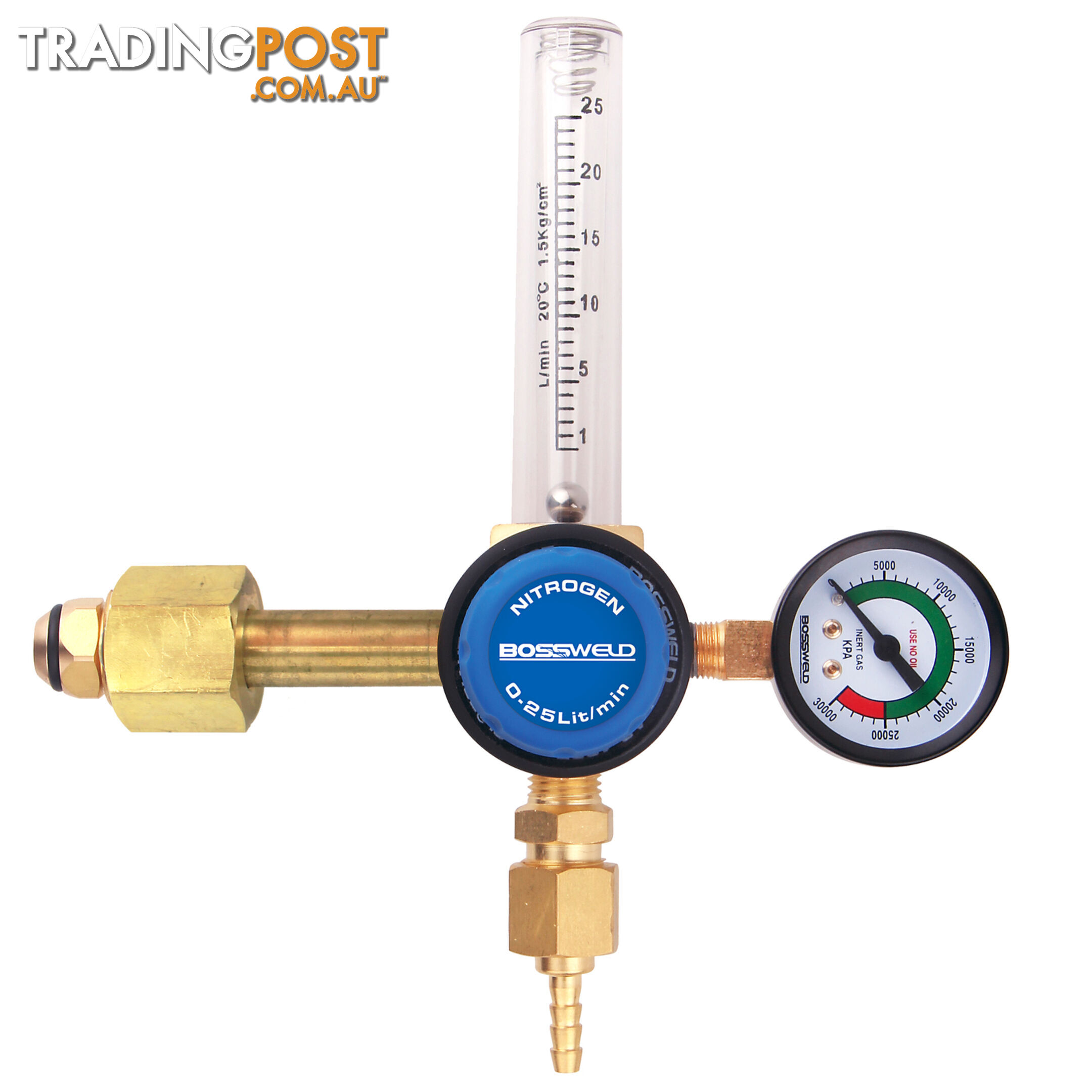 Nitrogen Dual Stage Flow Regulator Side Entry 400209N