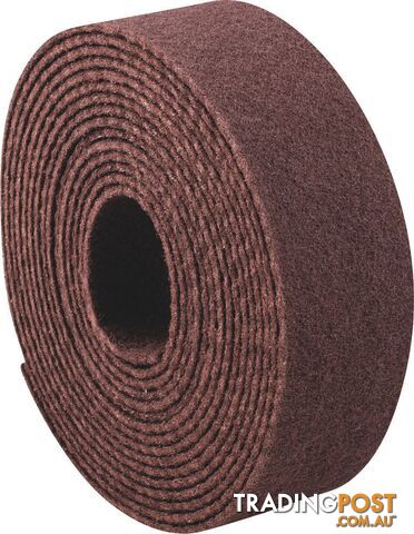 Non Woven Maroon Abrasive Web Roll 115mm x 10 Metres Medium MaroonRoll