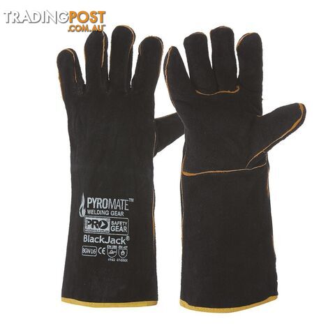 Welding Gloves Black & Gold Glove Black Jack PRO BGW16