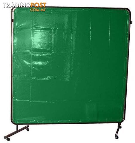 Welding Frame and Curtain Kit Green 1.8 Metres x 1.8 Metres Weldclass WC-03239K