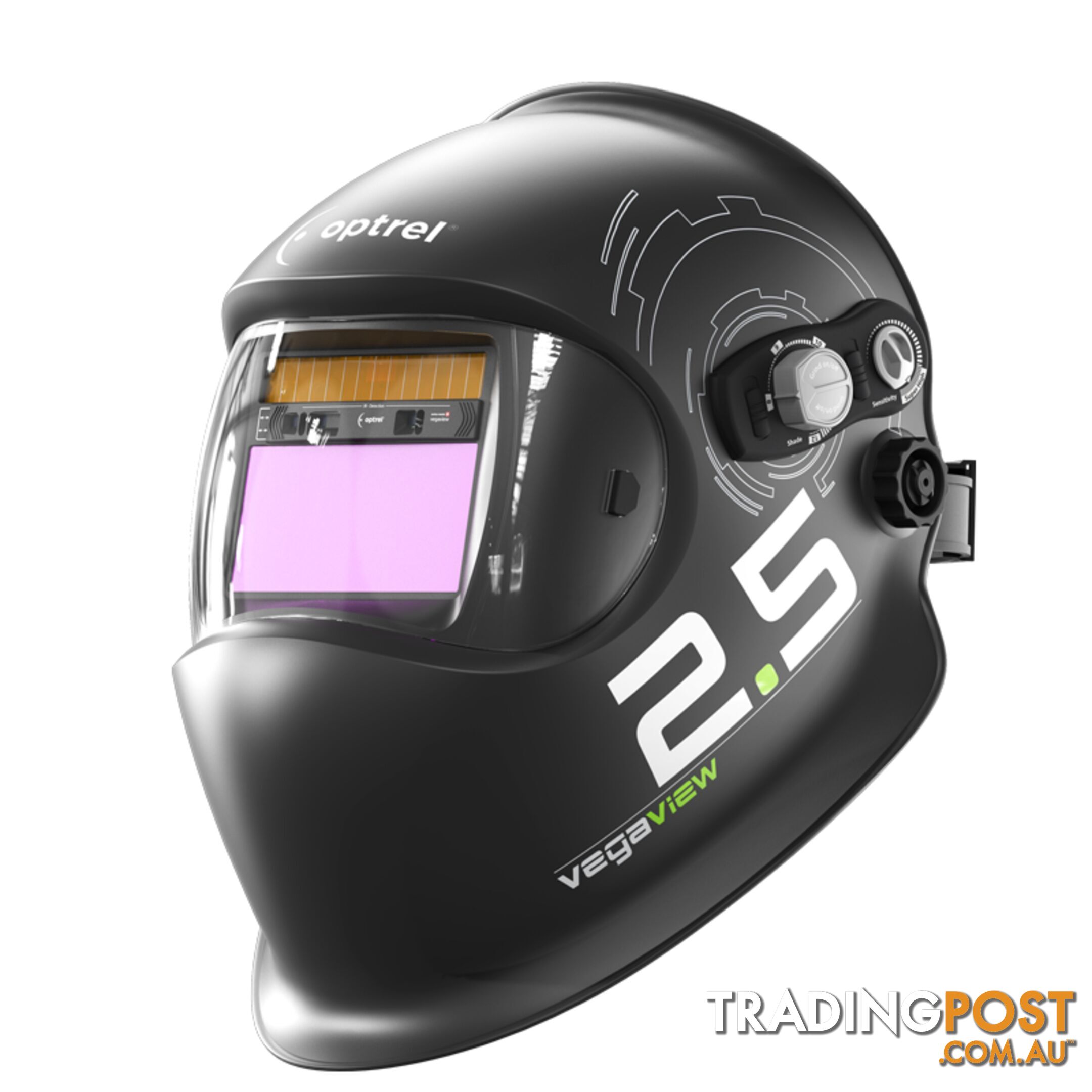 Welding Helmet Vegaview 2.5 Black Optrel 1006.600