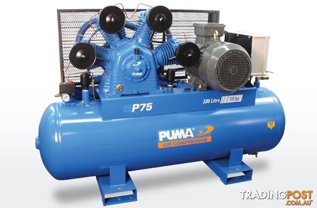 Air Compressor Dependable Performance 330 Litres Puma PU P75 415V