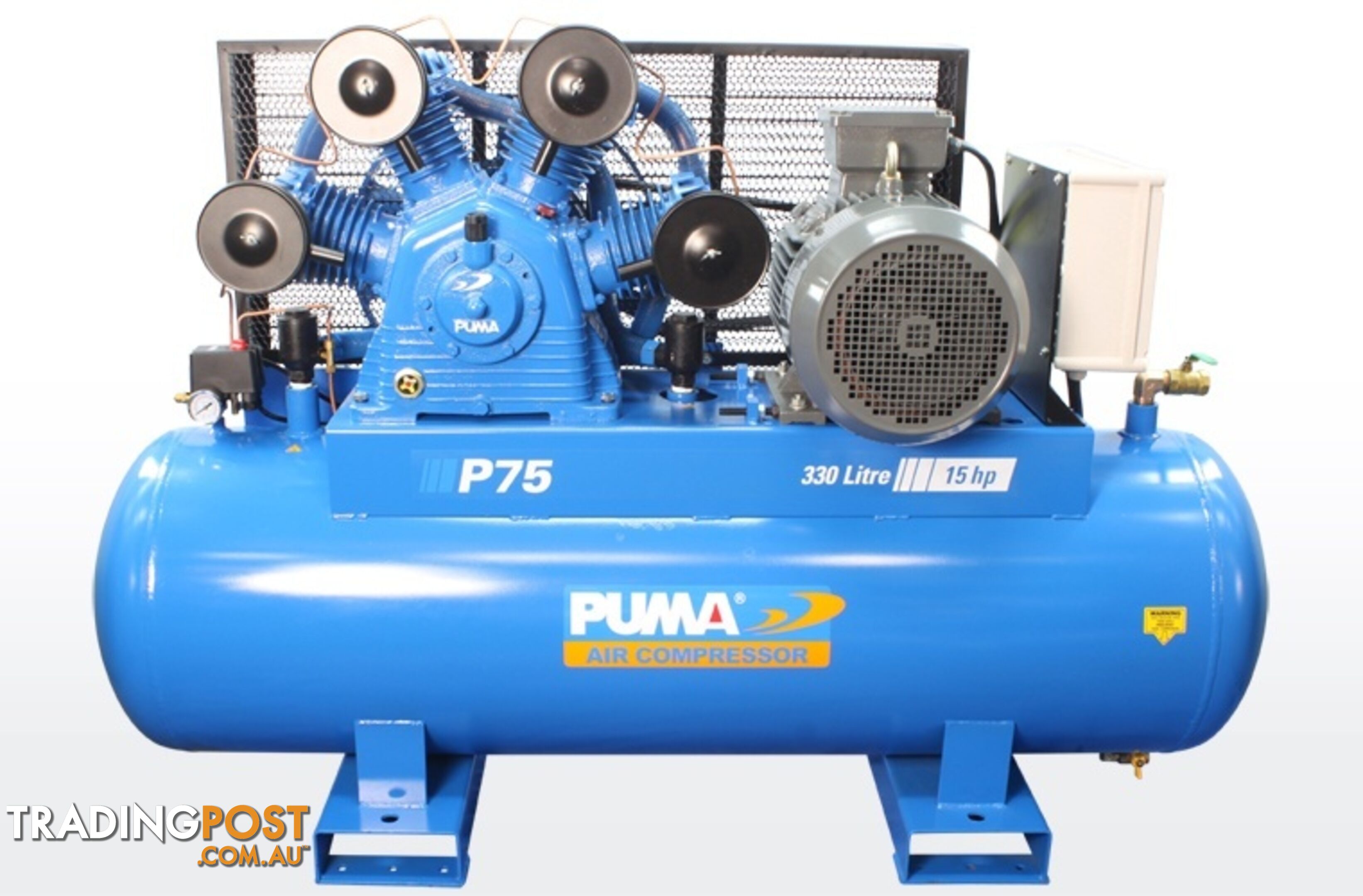 Air Compressor Dependable Performance 330 Litres Puma PU P75 415V