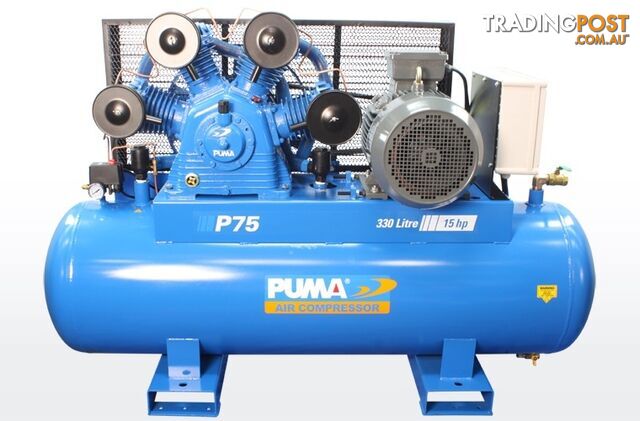 Air Compressor Dependable Performance 330 Litres Puma PU P75 415V
