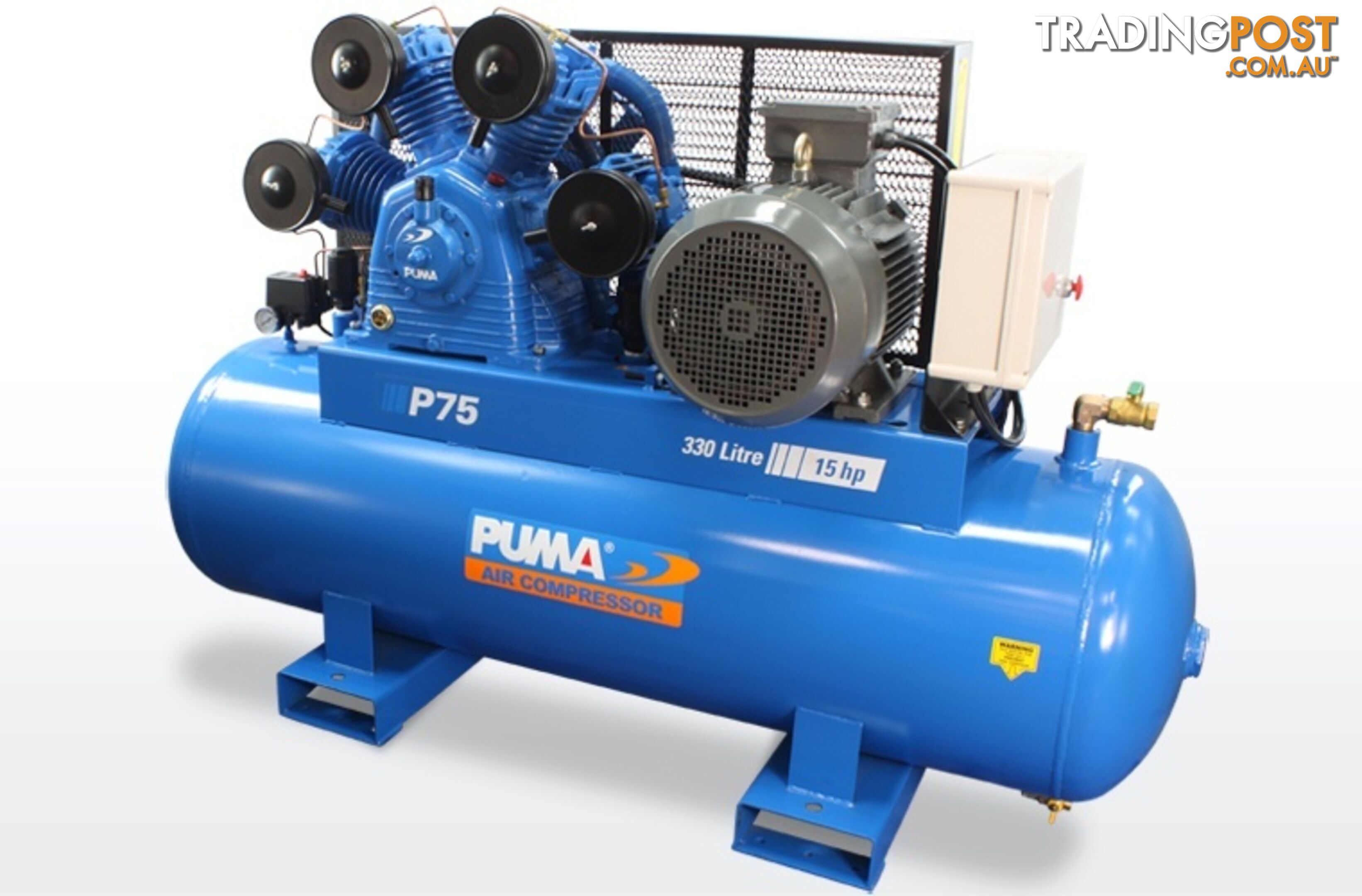 Air Compressor Dependable Performance 330 Litres Puma PU P75 415V