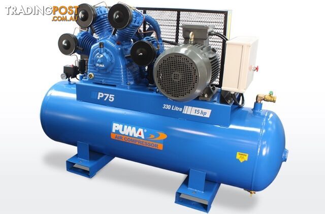 Air Compressor Dependable Performance 330 Litres Puma PU P75 415V