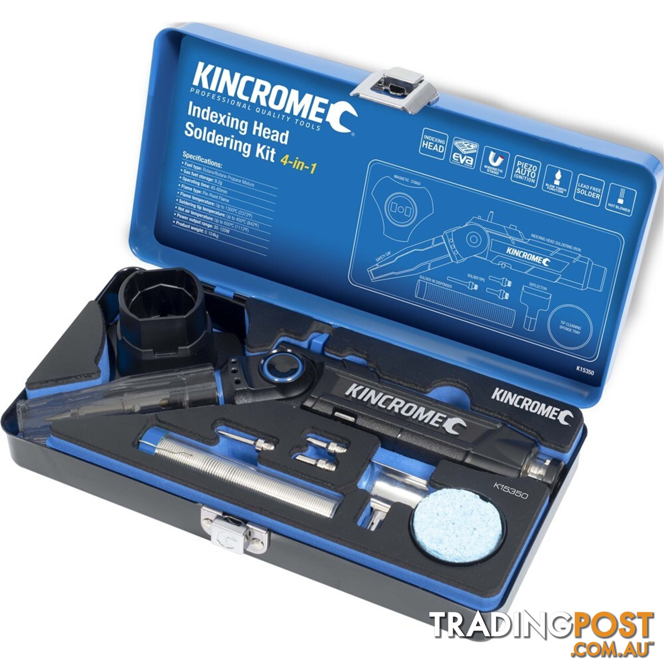 Indexing Head Soldering Kit 4 In 1 Kincrome K15350