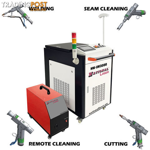 Laser Welding Machine 4 in1 Hand Held Fibre Laser 3000w NW-LW3000