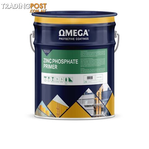 Zinc Phosphate Primer Black 1L Omega O-ZPPBK1L