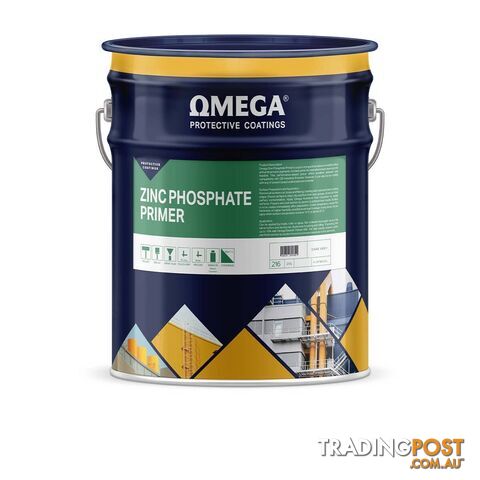 Zinc Phosphate Primer Black 4L Omega O-ZPPBK4L