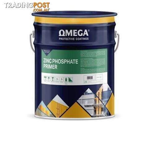 Zinc Phosphate Primer Red Oxide 1L Omega O-ZPPRO1L