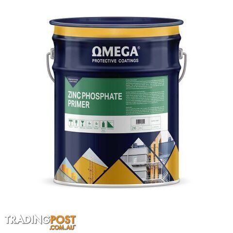 Zinc Phosphate Primer Red Oxide 20L Omega O-ZPPRO20L