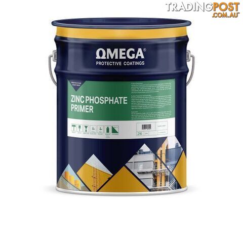 Zinc Phosphate Primer White 1L Omega O-ZPPW1L