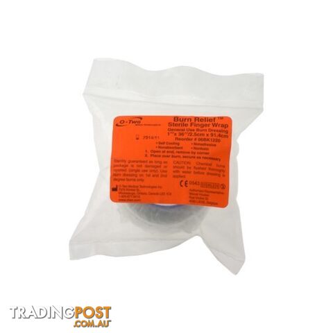Burn Relief Roll Finger Wrap 2.5cm x 91.4cm