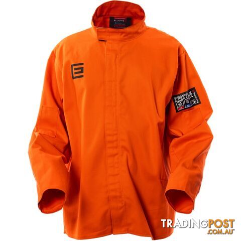 High Visibility Orange Welding Jacket Size MED Elliotts OPWJ30M