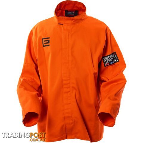 High Visibility Orange Welding Jacket Size SML Elliotts OPWJ30S