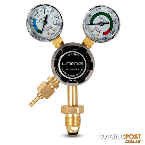 Twin Gauge Oxygen Regulator Unimig Oxyreg