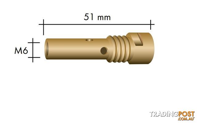 Abimig 255 Tip Holder M6 Thread Binzel P004.D624 Pkt : 2