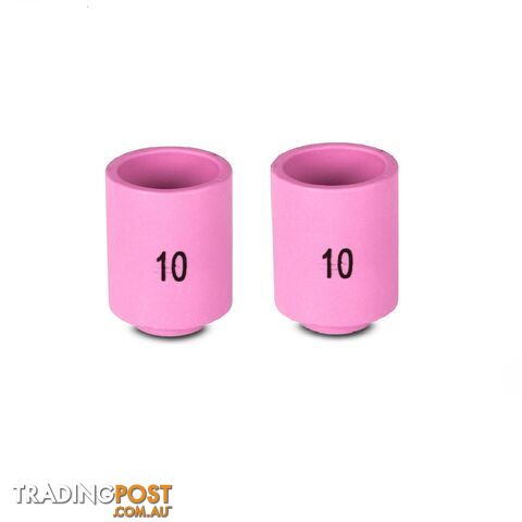 Tig Torch Size 17/26 Ceramic Cups 10-16mm Unimig P10N45 Pack of 2