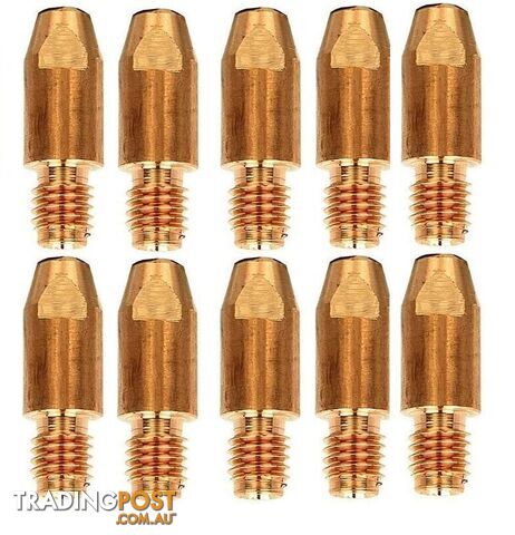 Binzel 1.6mm M8 x 10mm Aluminium MIG Contact Tips P141.0022 Pkt : 10