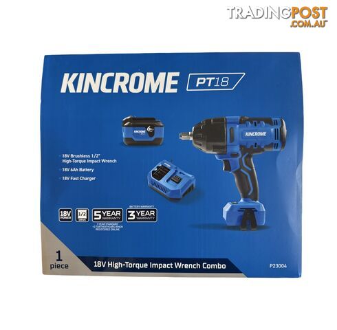 18V High-Torque Impact Wrench Combo Kincrome P23004