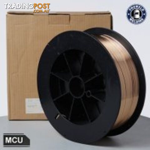 MCU16S : Proweld Copper & Copper Alloy Mig Wires. 1.60mm,13.62kg per spool.AWS A5.7 ERCu