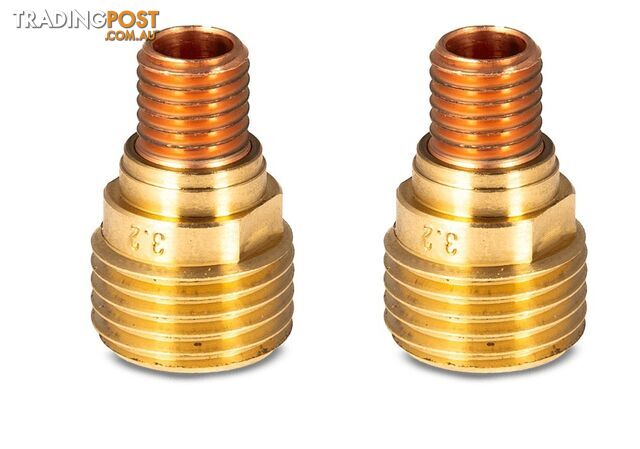 Tig Torch 2.4mm Gas Lens 9/20 Torch Unimig P45V44 Pack of 2