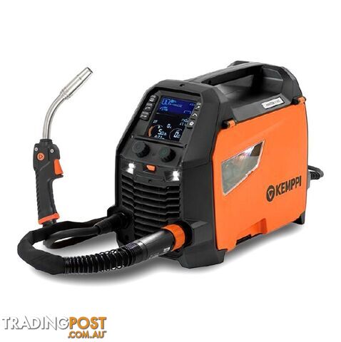 Master M205 GM AU 200A Pulse Compact Gas Cooled MIG/MAG 240V Combo Kit Kemppi...