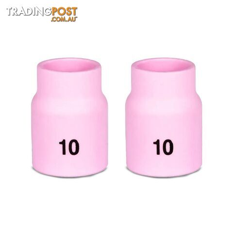 17/18/26 Series TIG Short Gas Lens Ceramic Cups Size 10 Unimig P54N12SW