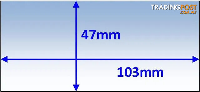 Inner Cover Lens 103 x 47mm Weldclass P7-CL10347-5 Pkt of 5