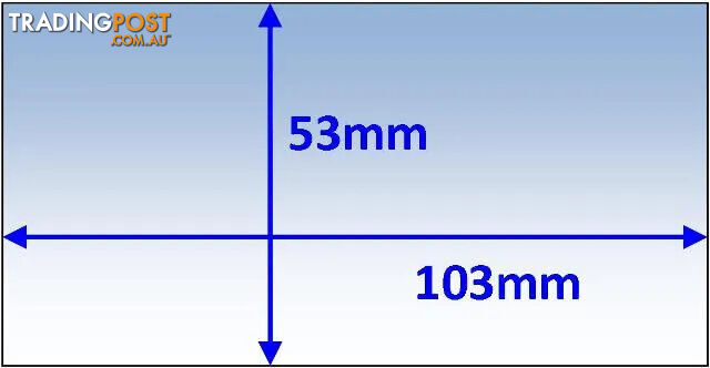 Inner Cover Lens 103 x 53mm Weldclass P7-CL10353-5 Pkt of 5