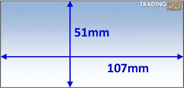 Inner Cover Lens 107 x 51mm Weldclass P7-CL10751-5 Pkt of 5