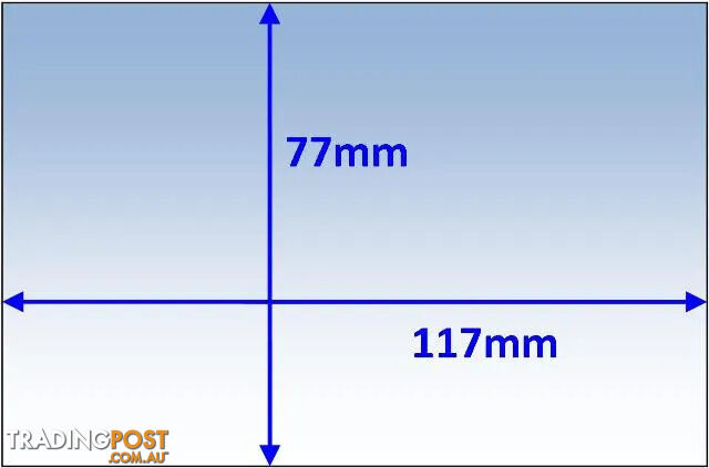 Inner Cover Lens 117 x 77mm Weldclass P7-CL11777/5 Pkt of 5