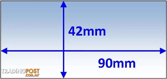 Inner Cover Lens 90 x 42mm Weldclass P7-CL9042/5 Pkt of 5