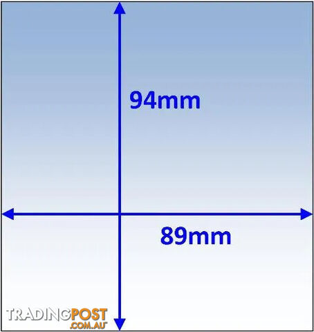 Inner Cover Lens 94 x 89mm Weldclass P7-CL9489/5 Pkt of 5