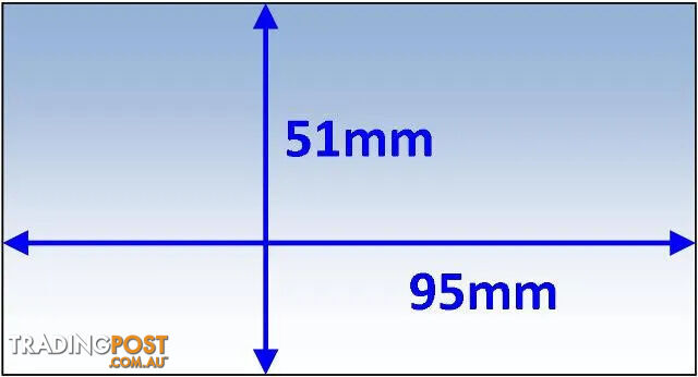 Inner Cover Lens 95 x 51mm Weldclass P7-CL9551-5 Pkt of 5