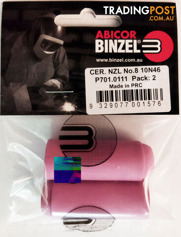 10N46 Ceramic Nozzle No 8 Binzel P701.0111 Pkt : 2