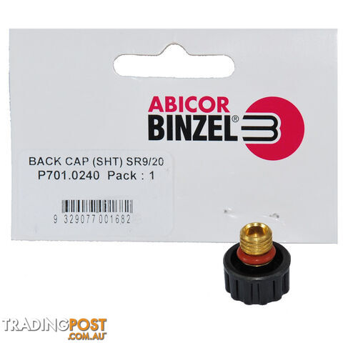 Tig torch back cap short 9v Binzel P701.0240