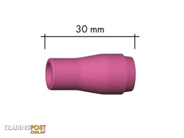 Ceramic Alumina Nozzle For Collet Body Size 5 Suits 9/20 Torch 13N09 Binzel...
