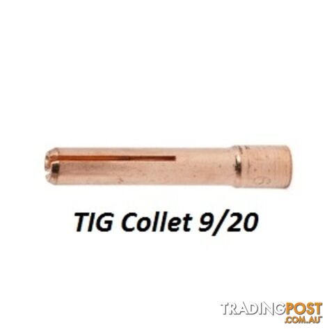 Collet 2.4mm For 9/20 Torch 13N23 Pkt : 5