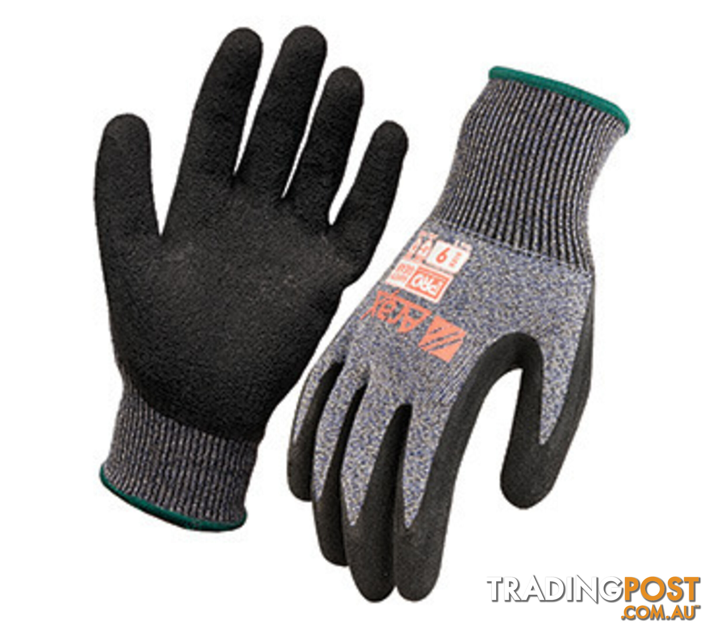 Superior Grip Gloves With Latex Crinkle Dip Pro Choice ALD