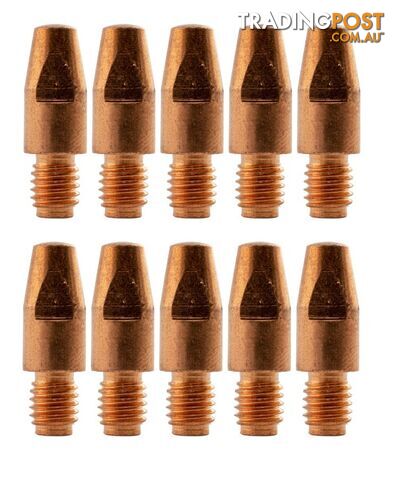 Contact Tips 0.8mm x M8 10mm Binzel Style 36/38/500 Unimig PCT0005-08 Pack Of...
