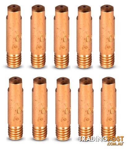 Contact Tips 0.6mm x M6 6mm Binzel Style 14/15 Unimig PCT0008-06 Pack Of 10