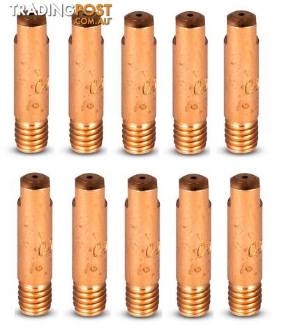 Contact Tips 0.8mm x M6 6mm Binzel Style 14/15 Unimig PCT0008-08 Pack Of 10