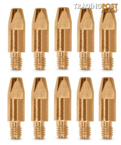 Contact Tips 1.0mm x M6 8mm Binzel Style 24/25/36 Unimig PCT0009-10 Pack Of 10
