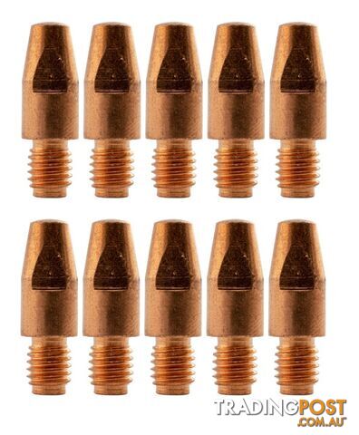 Contact Tips 1.6mm x M8 Aluminium Binzel Style 36/38/500 Unimig PCTAL0005-16...