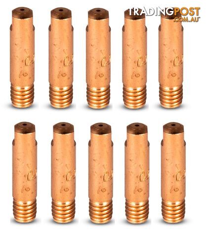 Contact Tips 0.9mm x M6 6mm Aluminium Binzel Style 14/15 Unimig PCTAL0008-09...