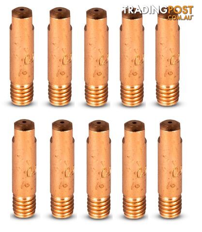 Contact Tips 1.0mm x M6 6mm Aluminium Binzel Style 14/15 Unimig PCTAL0008-10...