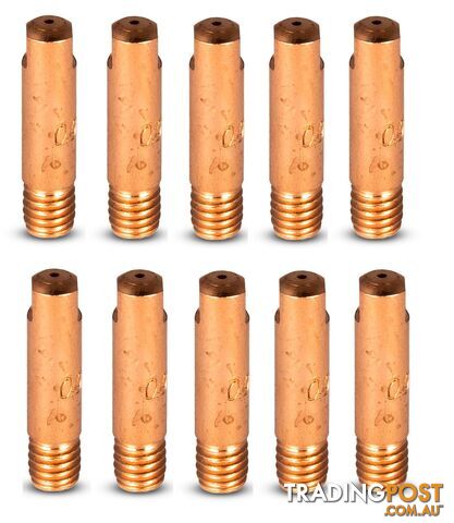 Contact Tips 1.2mm x M6 6mm Aluminium Binzel Style 14/15 Unimig PCTAL0008-12...